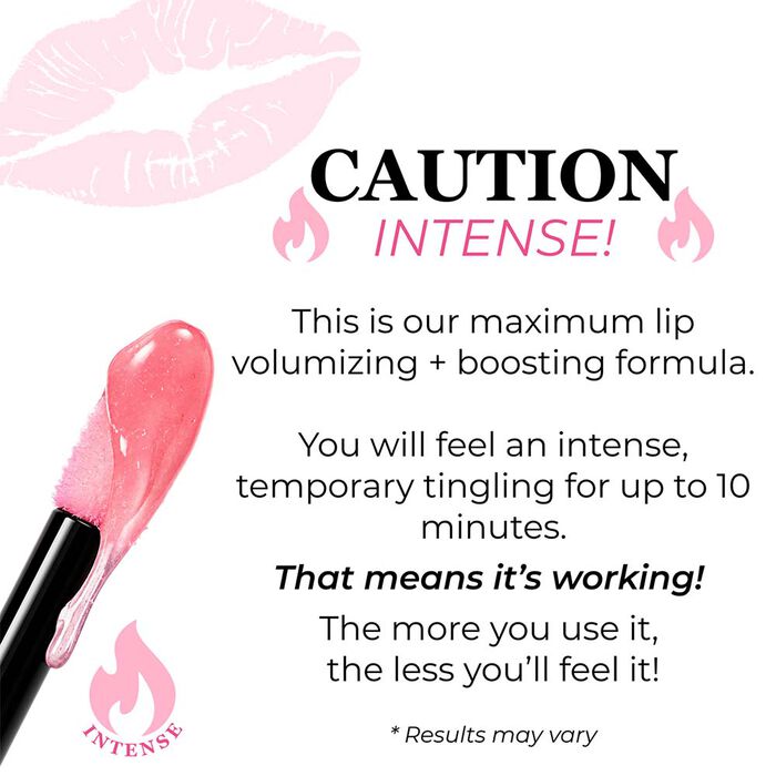 Luminess Hot Kiss Lip Plumper formula enriched with Vitamin E, Vitamin C, and Shea Butter to nourish and hydrate lips